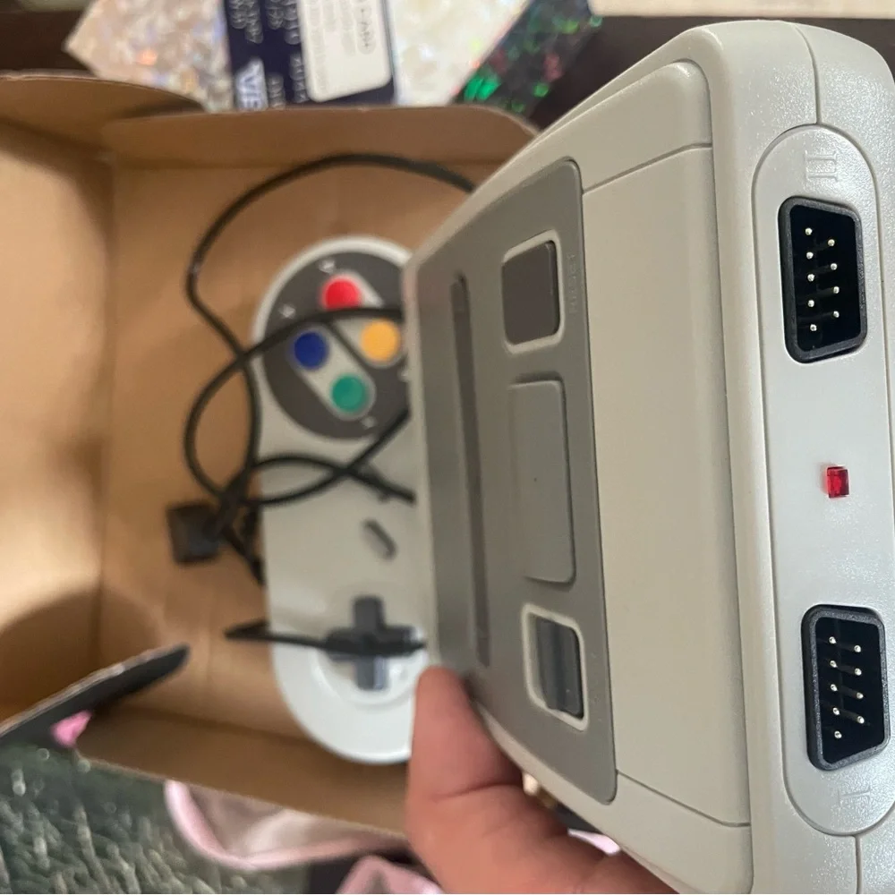 Super Mini SFC Classic Games Collection, Built In 400 Classic Games open box